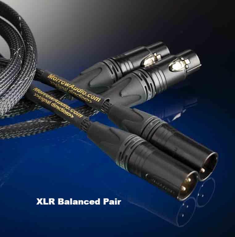 RCA Cable - MA1 Interconnect Audio Cable Pair - 8 SSI Wires - Morrow Audio