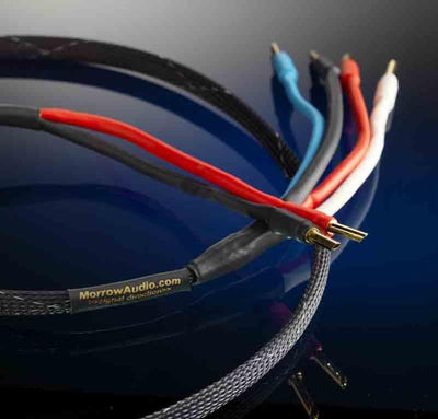 SP5 Speaker Cable Pair - 432 SSI Wires - Morrow Audio