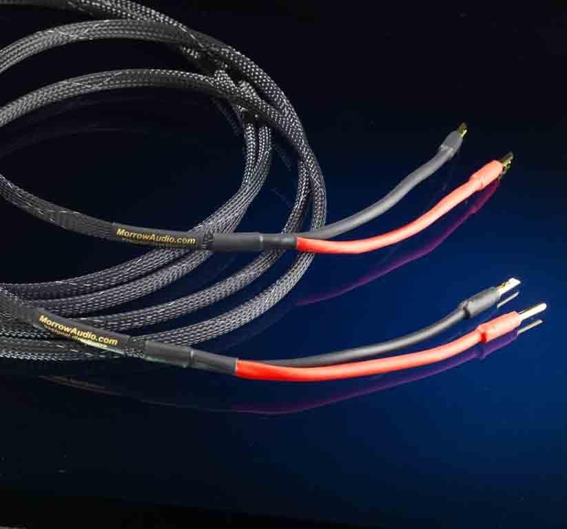 SP2 Speaker Cable Pair - 84 SSI Wires - Morrow Audio